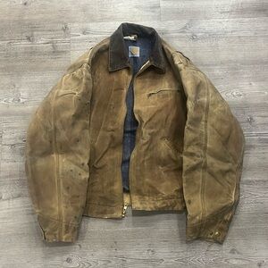 80s Waxed Carhartt Detroit Jacket